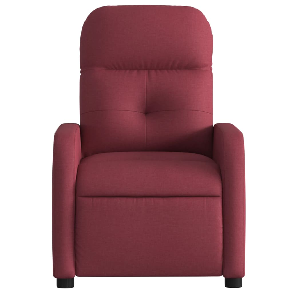 Fauteuil inclinable Rouge bordeaux Tissu - Xios Store SNC