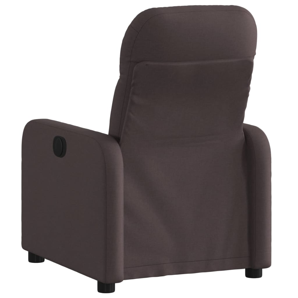 Fauteuil inclinable Marron foncé Tissu - Xios Store SNC