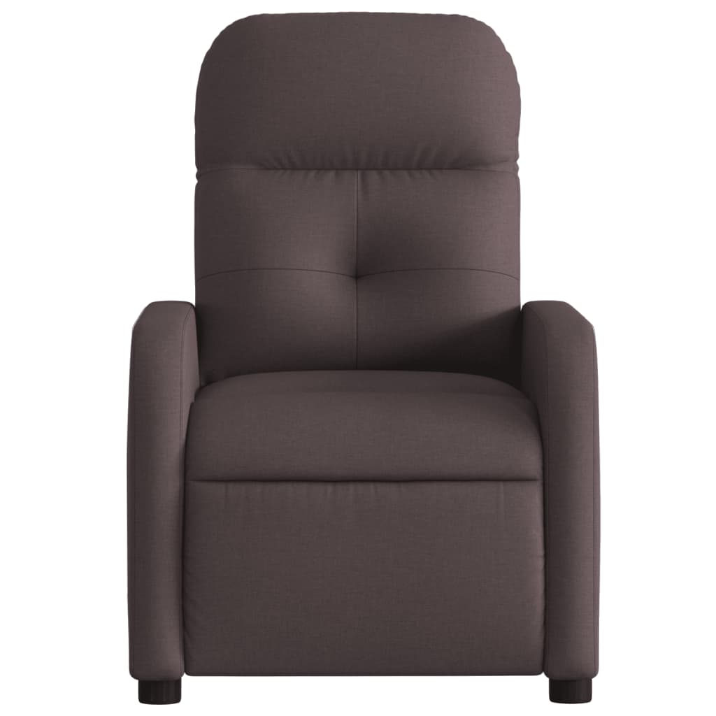 Fauteuil inclinable Marron foncé Tissu - Xios Store SNC