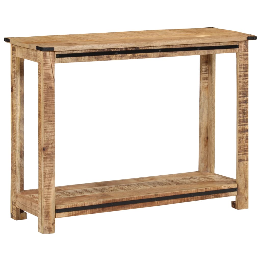 Table console 100x35x75 cm bois de manguier massif - Xios Store SNC