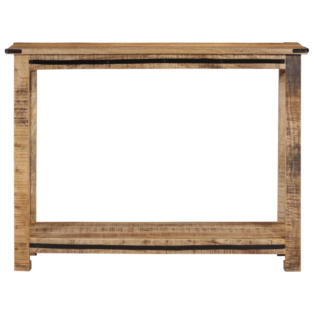 Table console 100x35x75 cm bois de manguier massif - Xios Store SNC