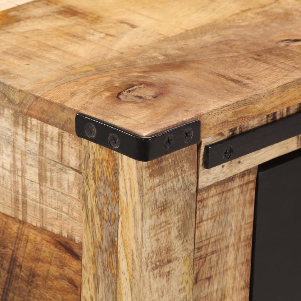 Table console 100x35x75 cm bois de manguier massif Tables d'appoint vidaXL