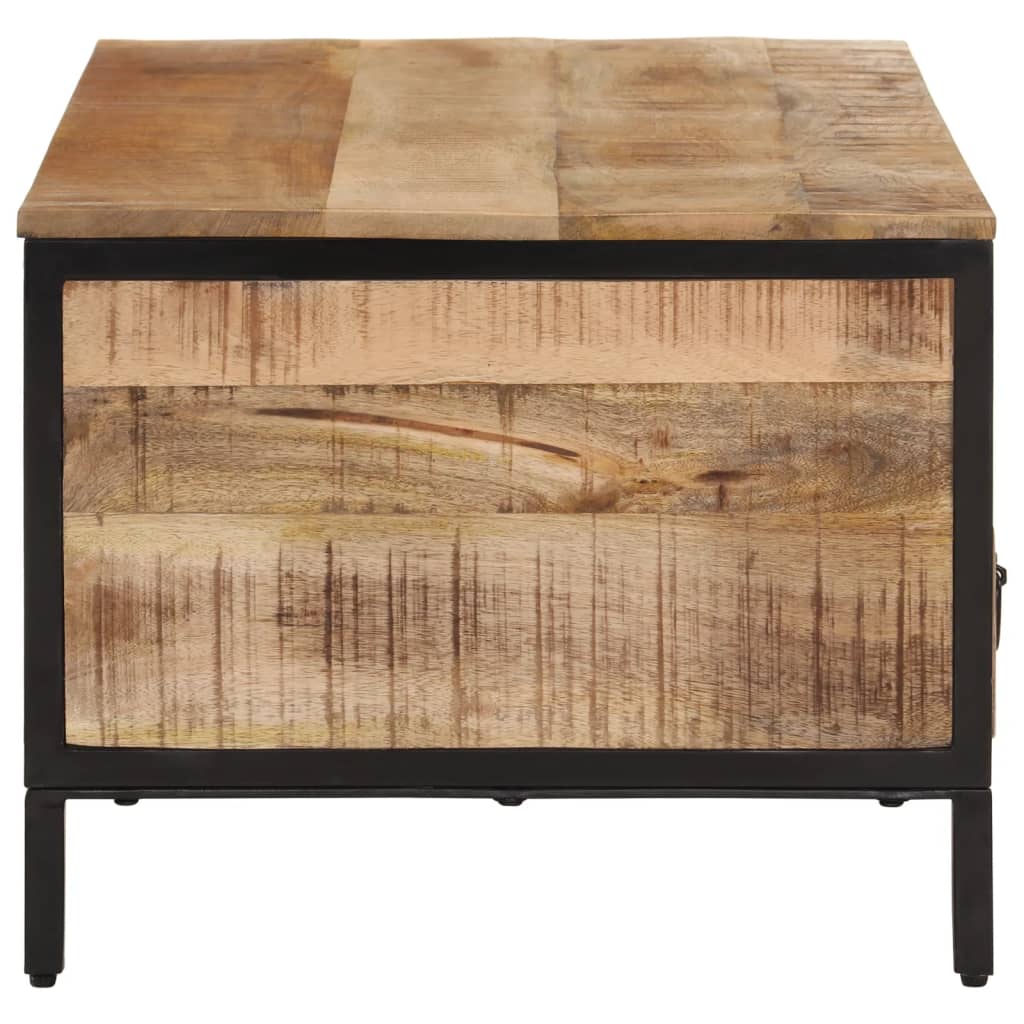 Table basse 90x50x30 cm bois massif de manguier brut Tables basses vidaXL   