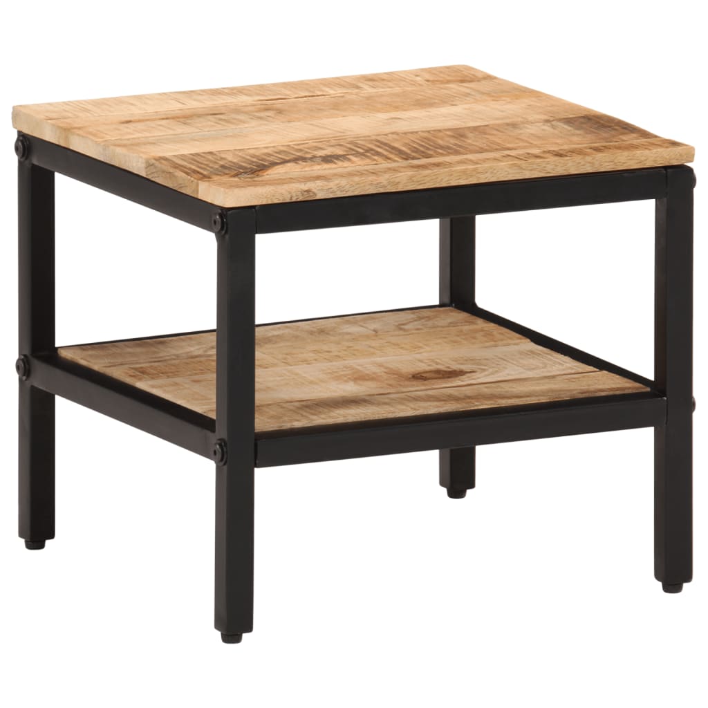 Table basse 35x35x30 cm bois de manguier massif brut Tables basses vidaXL   