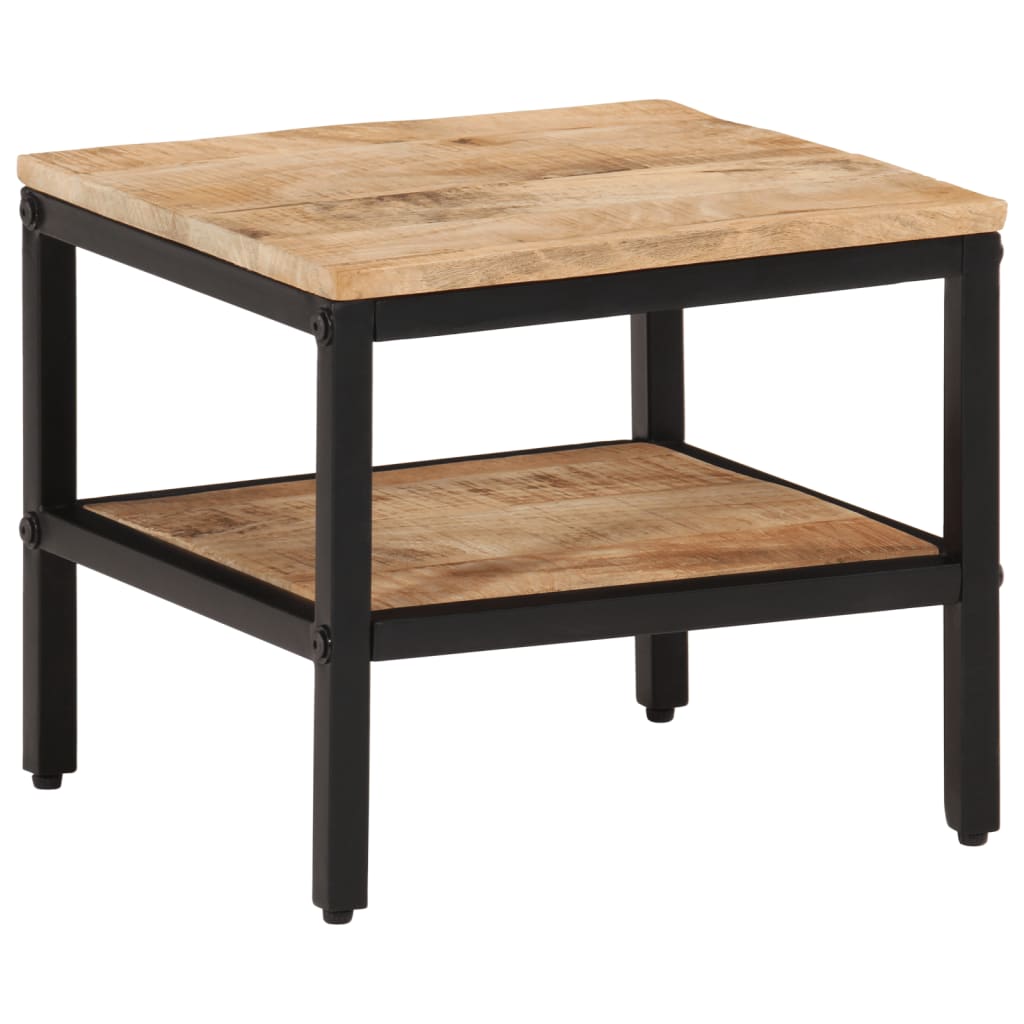 Table basse 35x35x30 cm bois de manguier massif brut Tables basses vidaXL   