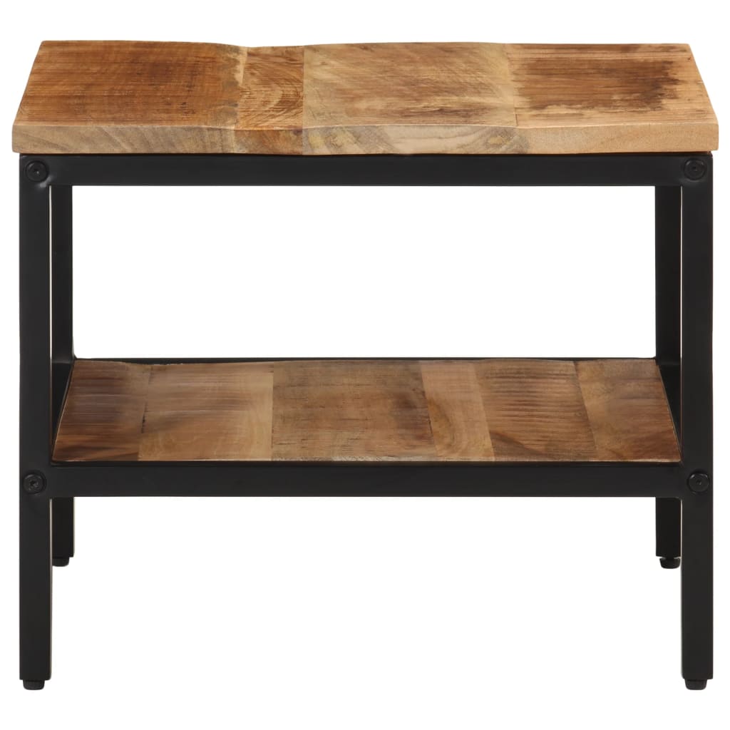 Table basse 45x45x35 cm bois de manguier massif brut Tables basses vidaXL   