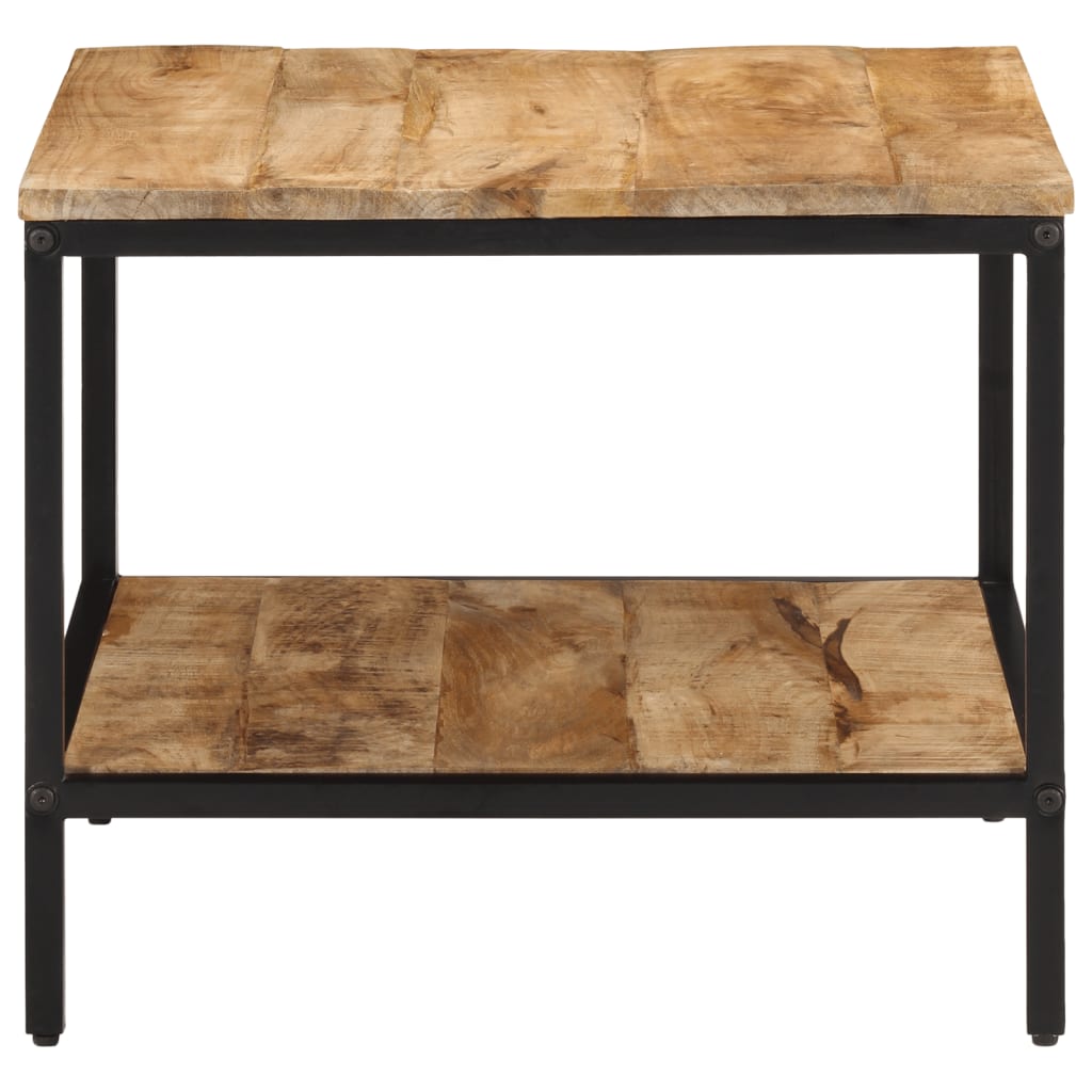 Table basse 55x55x45 cm bois de manguier massif brut Tables basses vidaXL   