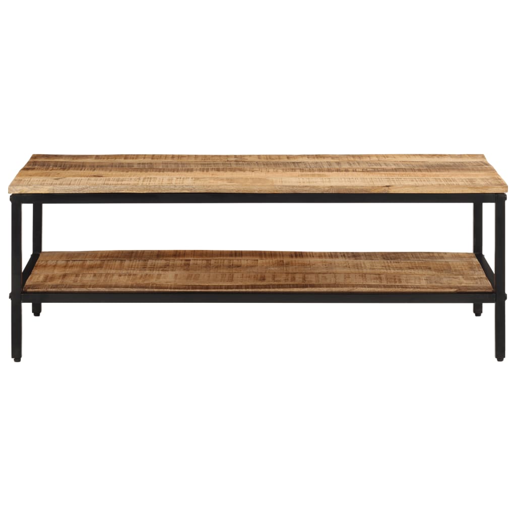 Table basse 100x50x35 cm bois de manguier massif brut Tables basses vidaXL   