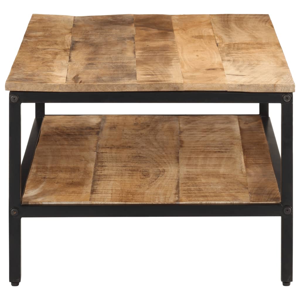 Table basse 100x50x35 cm bois de manguier massif brut Tables basses vidaXL   