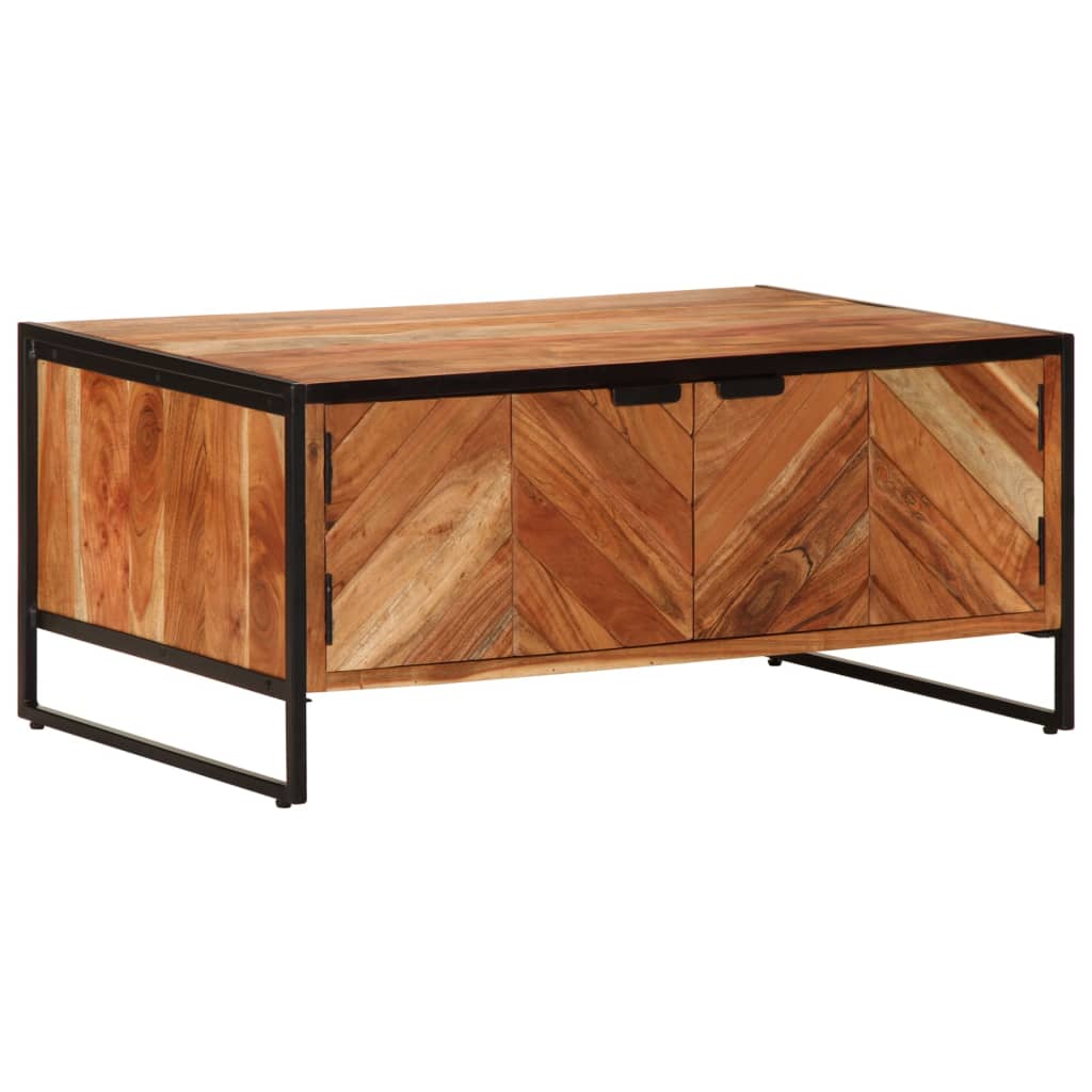 Table basse 90x55x40 cm bois massif d'acacia Tables basses vidaXL   