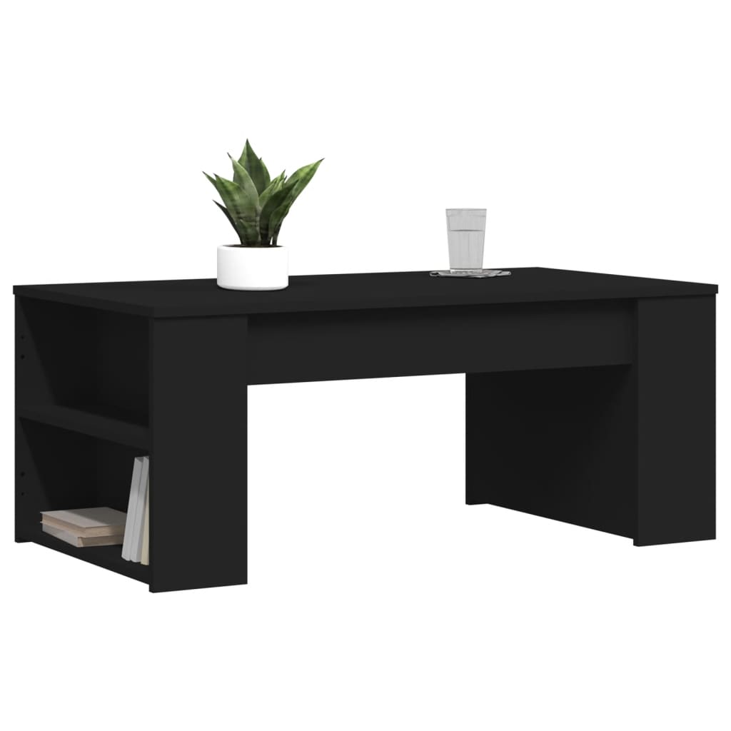 Table basse noir 102x55x42 cm bois d'ingénierie Tables basses vidaXL   