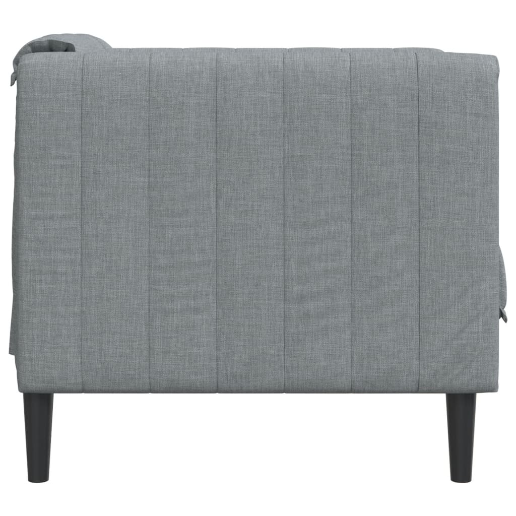 Fauteuil gris clair tissu Canapés vidaXL   