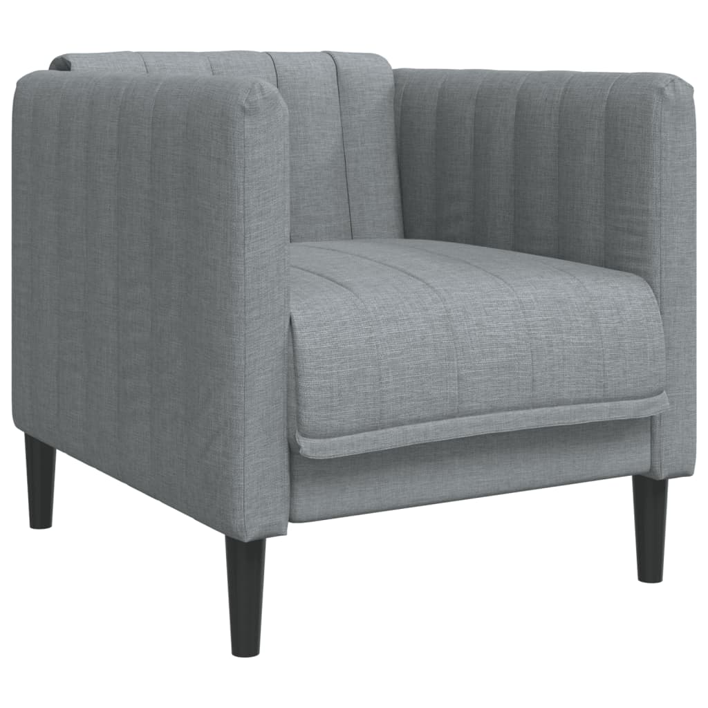 Fauteuil gris foncé tissu Canapés vidaXL   