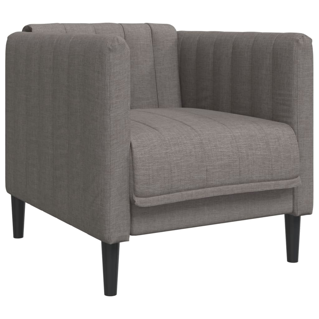 Fauteuil taupe tissu Canapés vidaXL   