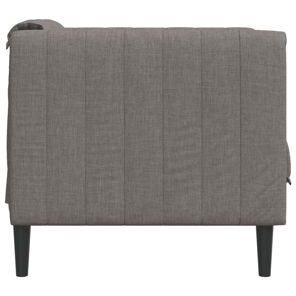 Fauteuil taupe tissu Canapés vidaXL   