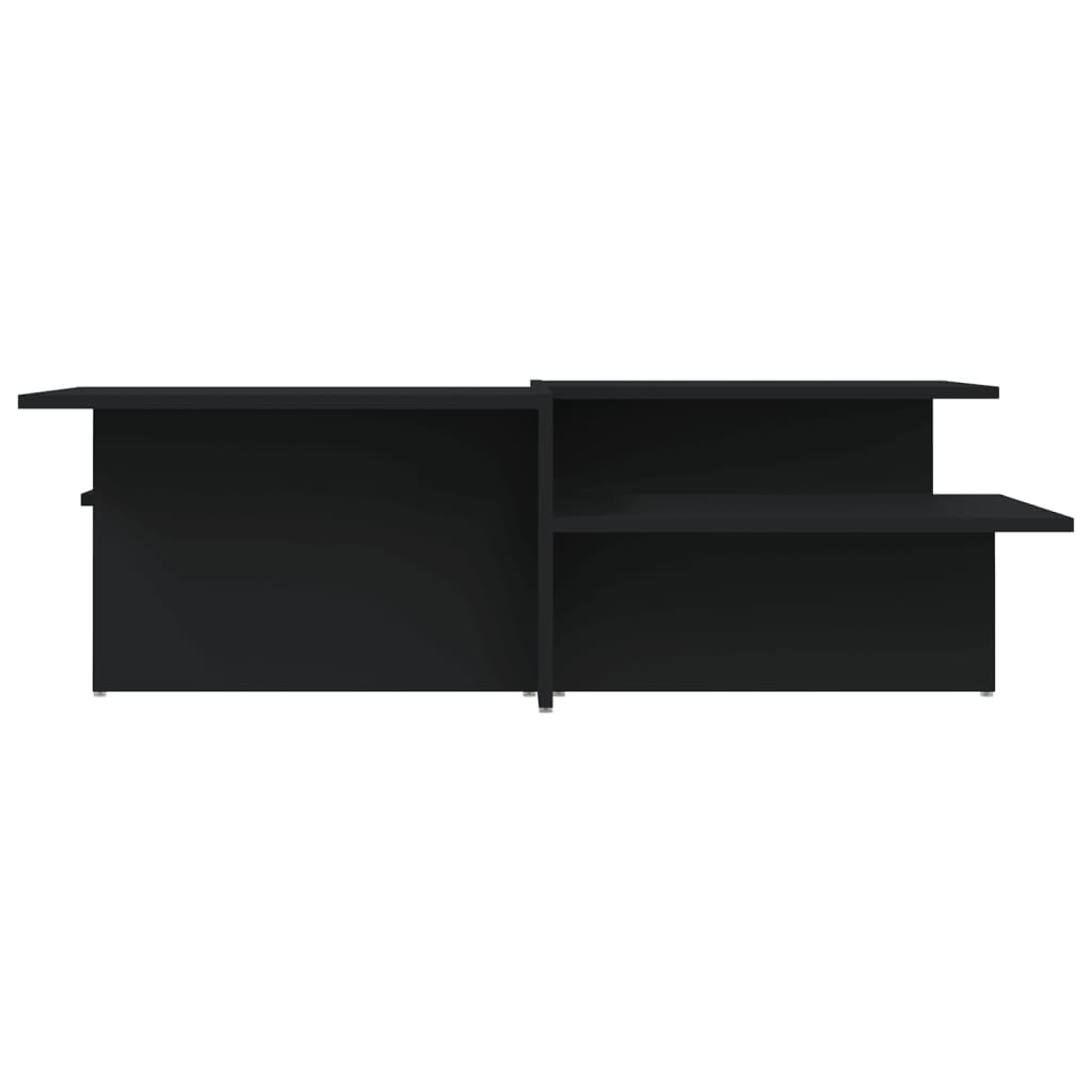 Tables basses 2 pcs Noir Bois d'ingénierie Tables basses vidaXL   