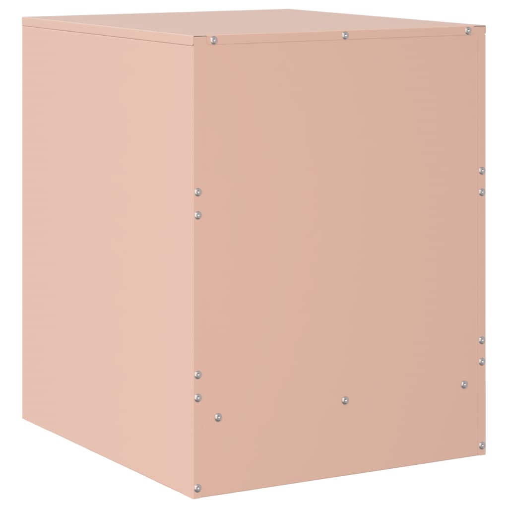 Tables de chevet 2 pcs rose 34,5x39x44 cm acier Tables de chevet vidaXL   