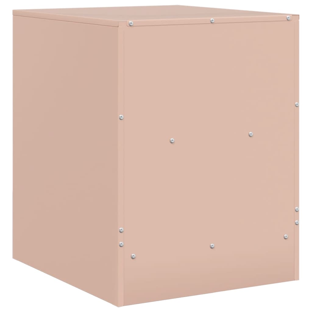 Table de chevet rose 34,5x39x44 cm acier Tables de chevet vidaXL   