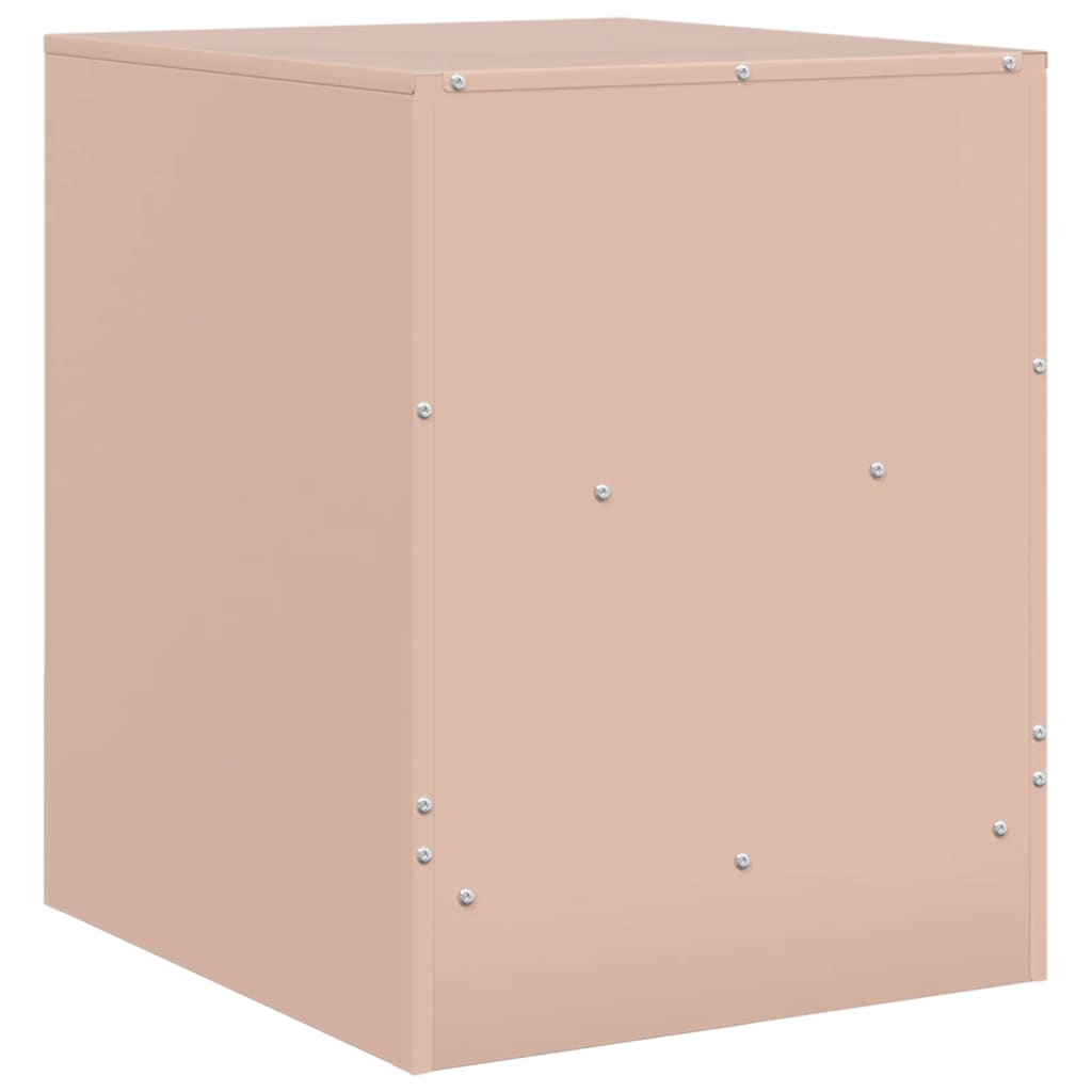 Tables de chevet 2 pcs rose 34,5x39x44 cm acier Tables de chevet vidaXL   