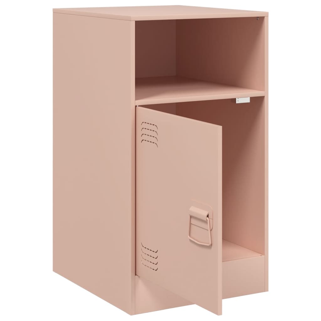 Tables de chevet 2 pcs rose 34,5x39x62 cm acier Tables de chevet vidaXL   