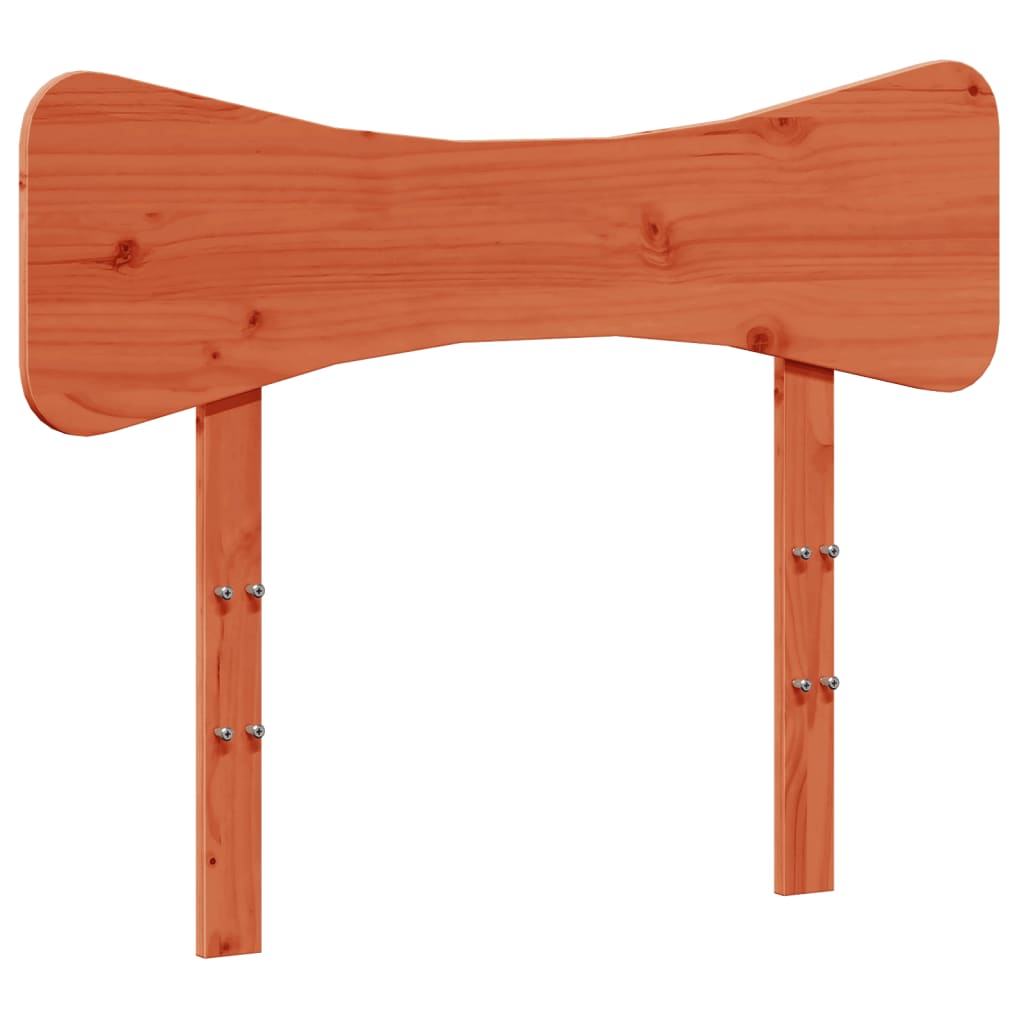 Tête de lit cire marron 75 cm bois massif de pin Têtes et pieds de lit vidaXL   