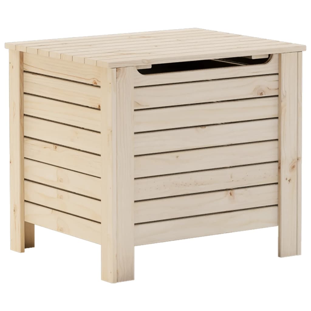 Boîte de rangement avec couvercle RANA bois massif de pin Coffres de rangement vidaXL   