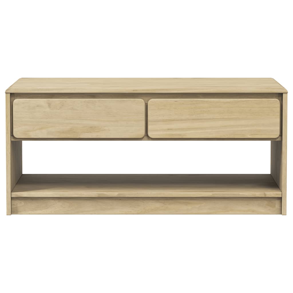 Table basse SAUDA chêne 99x55x45 cm bois de pin massif Tables basses vidaXL   