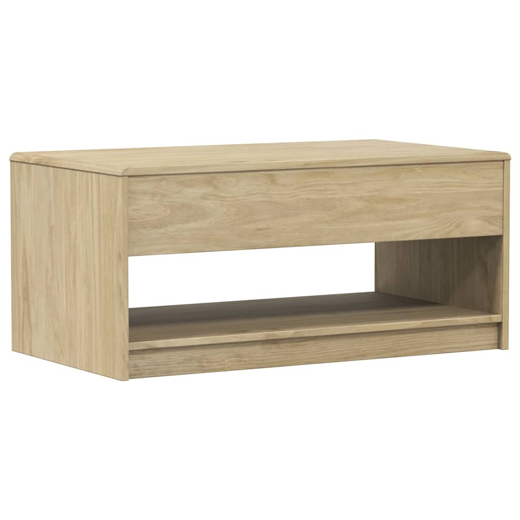 Table basse SAUDA chêne 99x55x45 cm bois de pin massif Tables basses vidaXL   