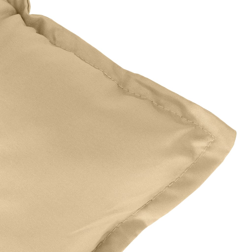 Image Coussins de chaise à dossier haut lot de 2 beige mélangé tissu | Xios Store SNC vidaXL Xios Store SNC