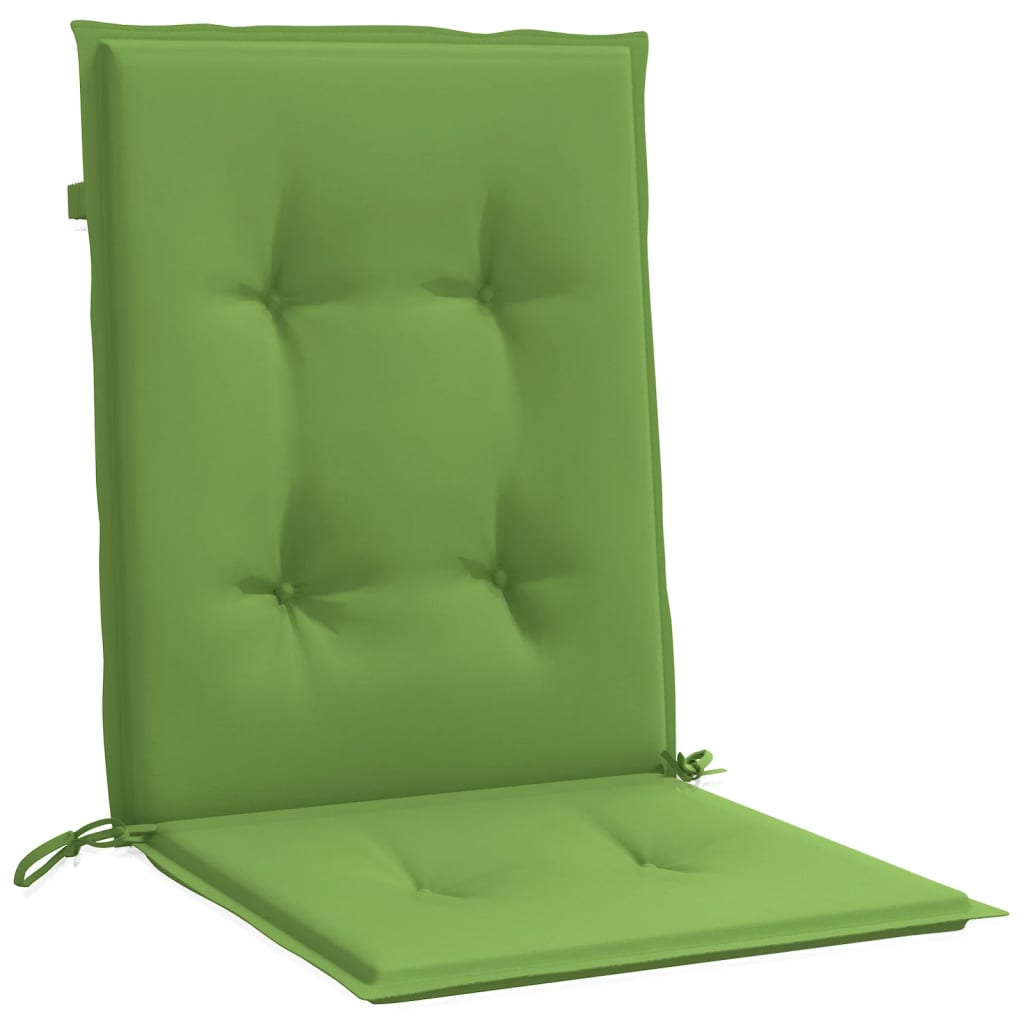 Image Coussins de chaise à dossier bas lot de 2 vert mélangé tissu | Xios Store SNC vidaXL Xios Store SNC