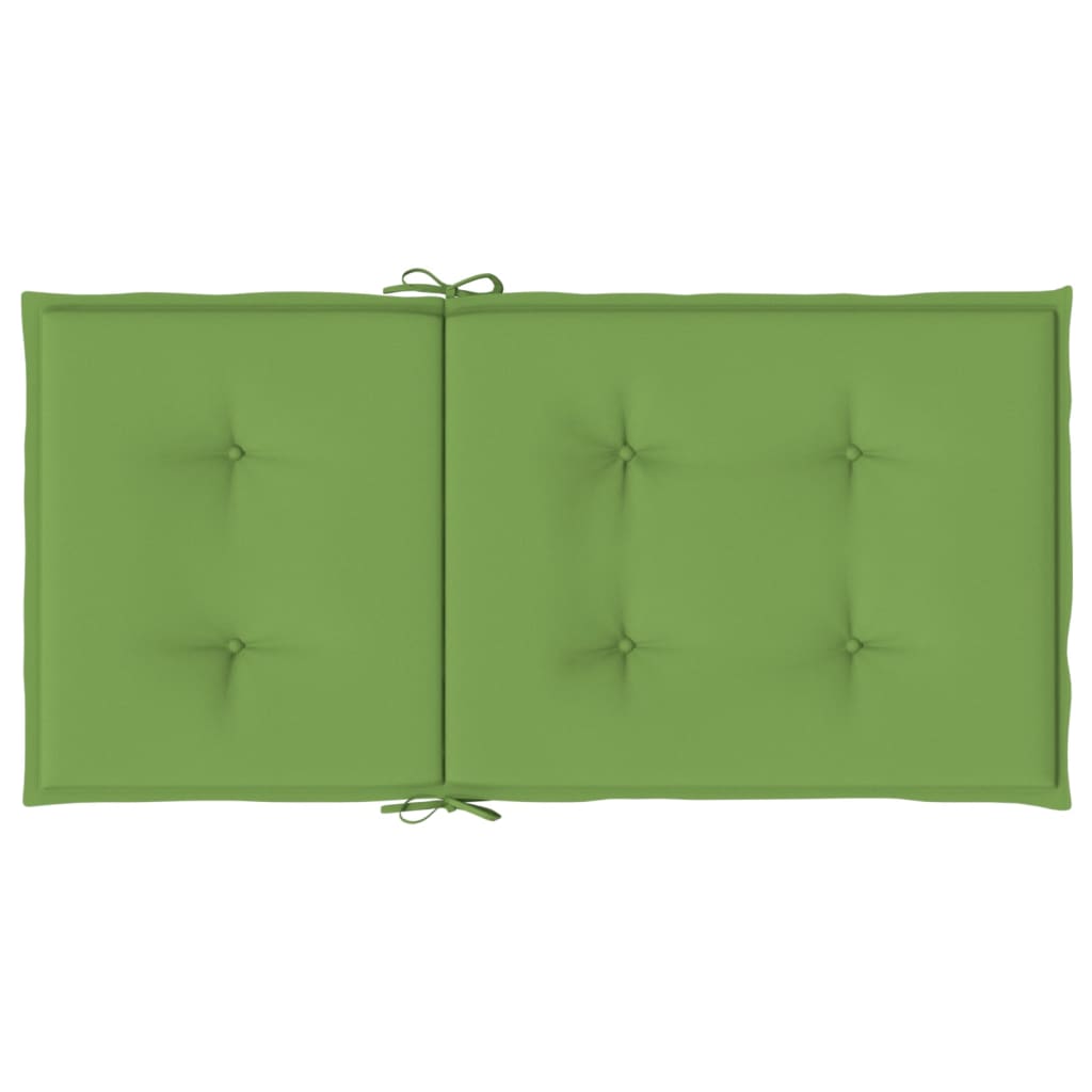 Image Coussins de chaise à dossier bas lot de 2 vert mélangé tissu | Xios Store SNC vidaXL Xios Store SNC