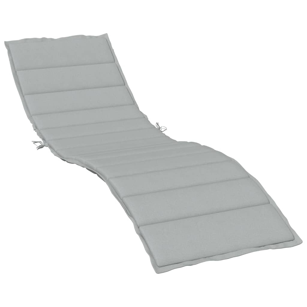 Image Coussin de chaise longue gris clair mélangé 200x70x4 cm tissu | Xios Store SNC vidaXL Xios Store SNC