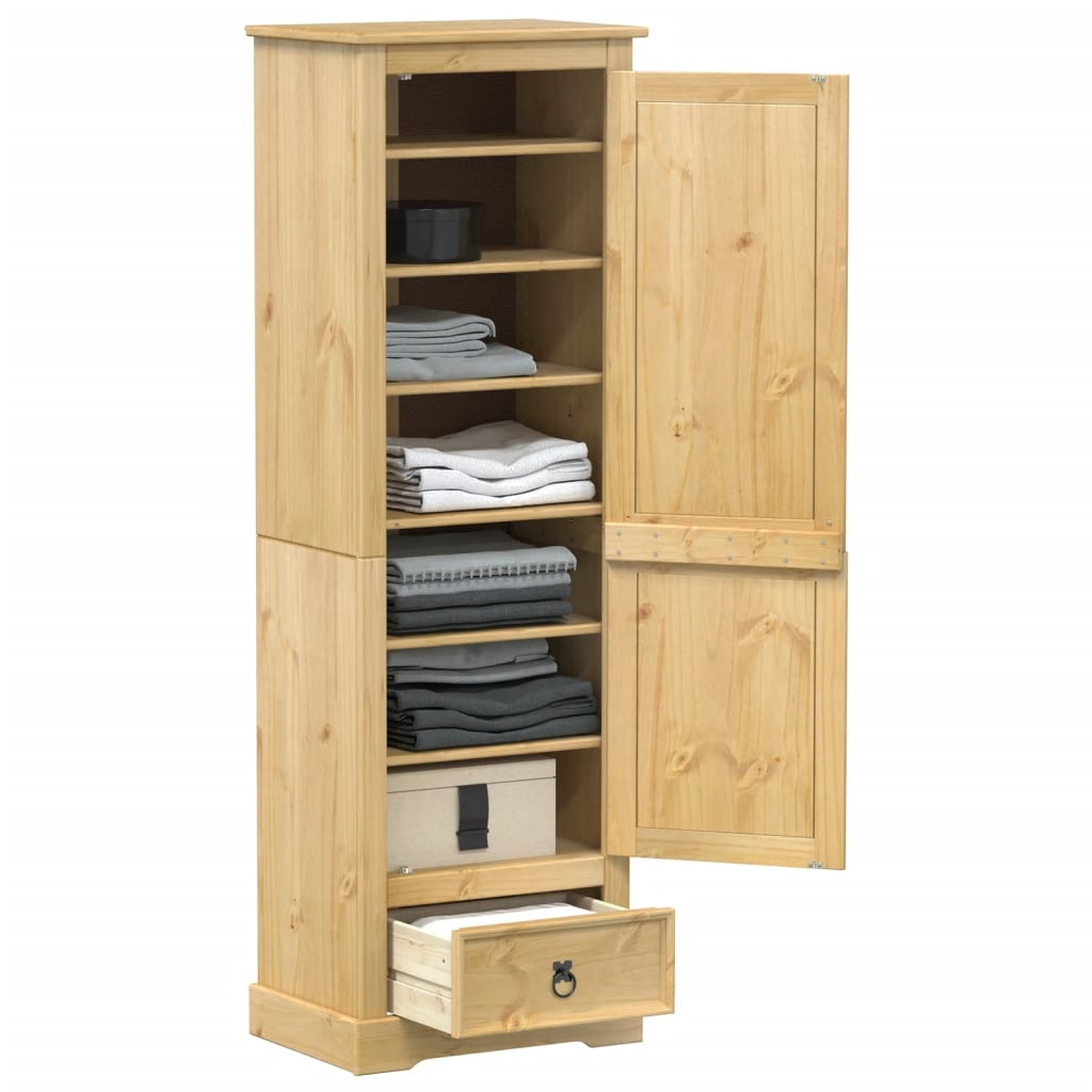 Garde-robe Corona 55x38x170 cm bois de pin massif Armoires vidaXL