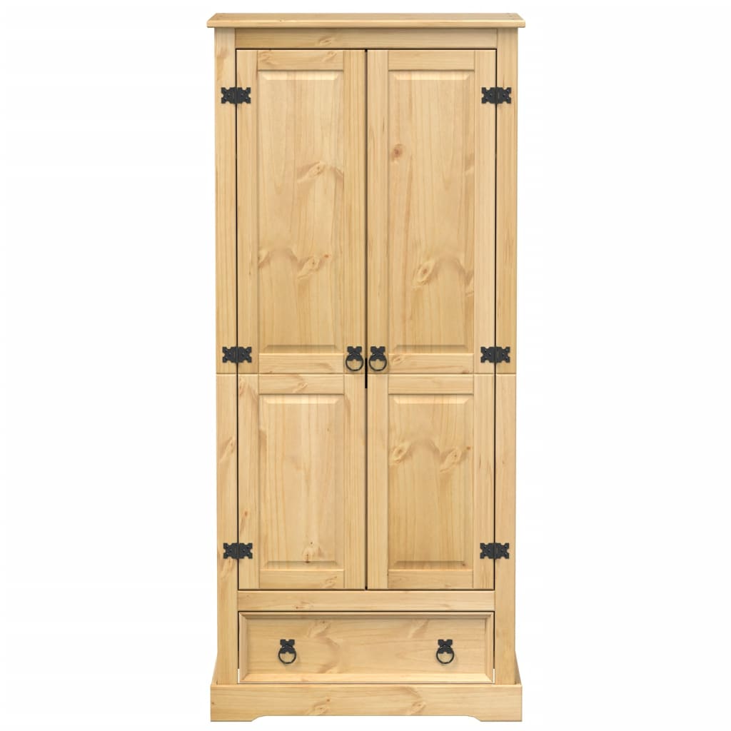 Garde-robe Corona 76x50x170 cm bois de pin massif Armoires vidaXL