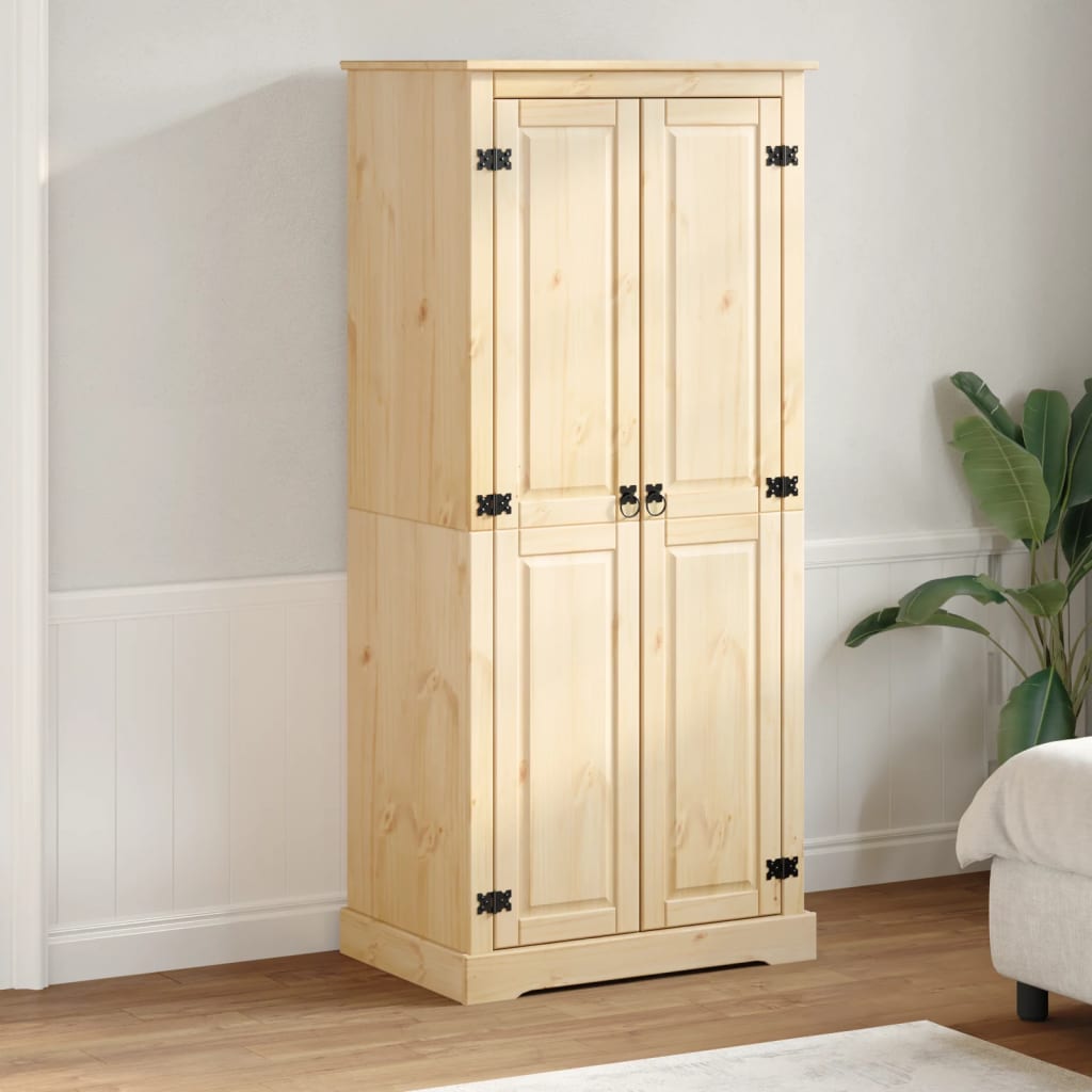 Garde-robe Corona 76x50x170 cm bois de pin massif Armoires vidaXL   