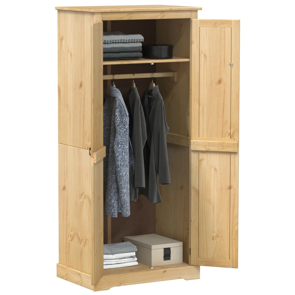 Garde-robe Corona 76x50x170 cm bois de pin massif Armoires vidaXL   