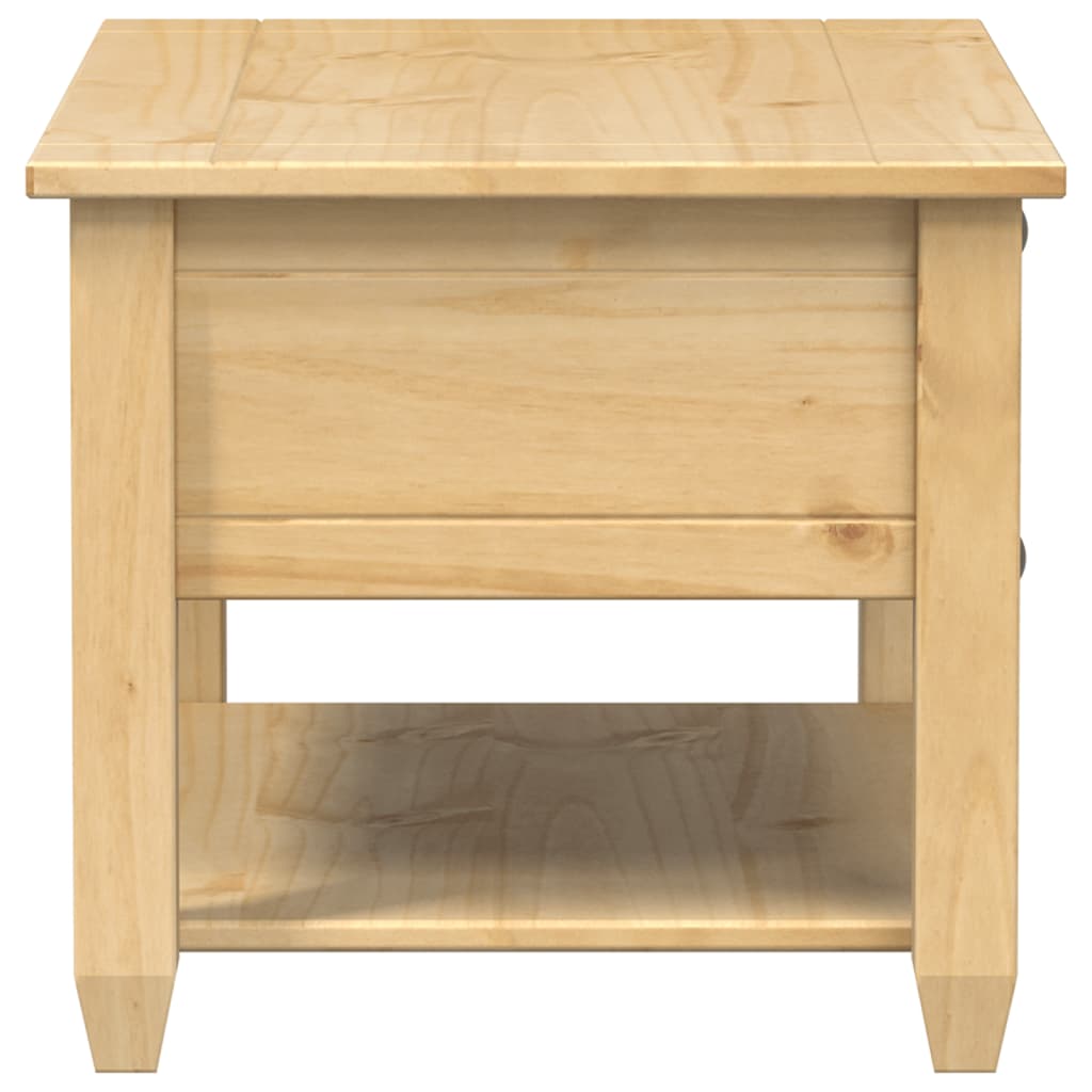 Table basse avec tiroirs Corona 85x50x45 cm bois de pin massif Tables basses vidaXL