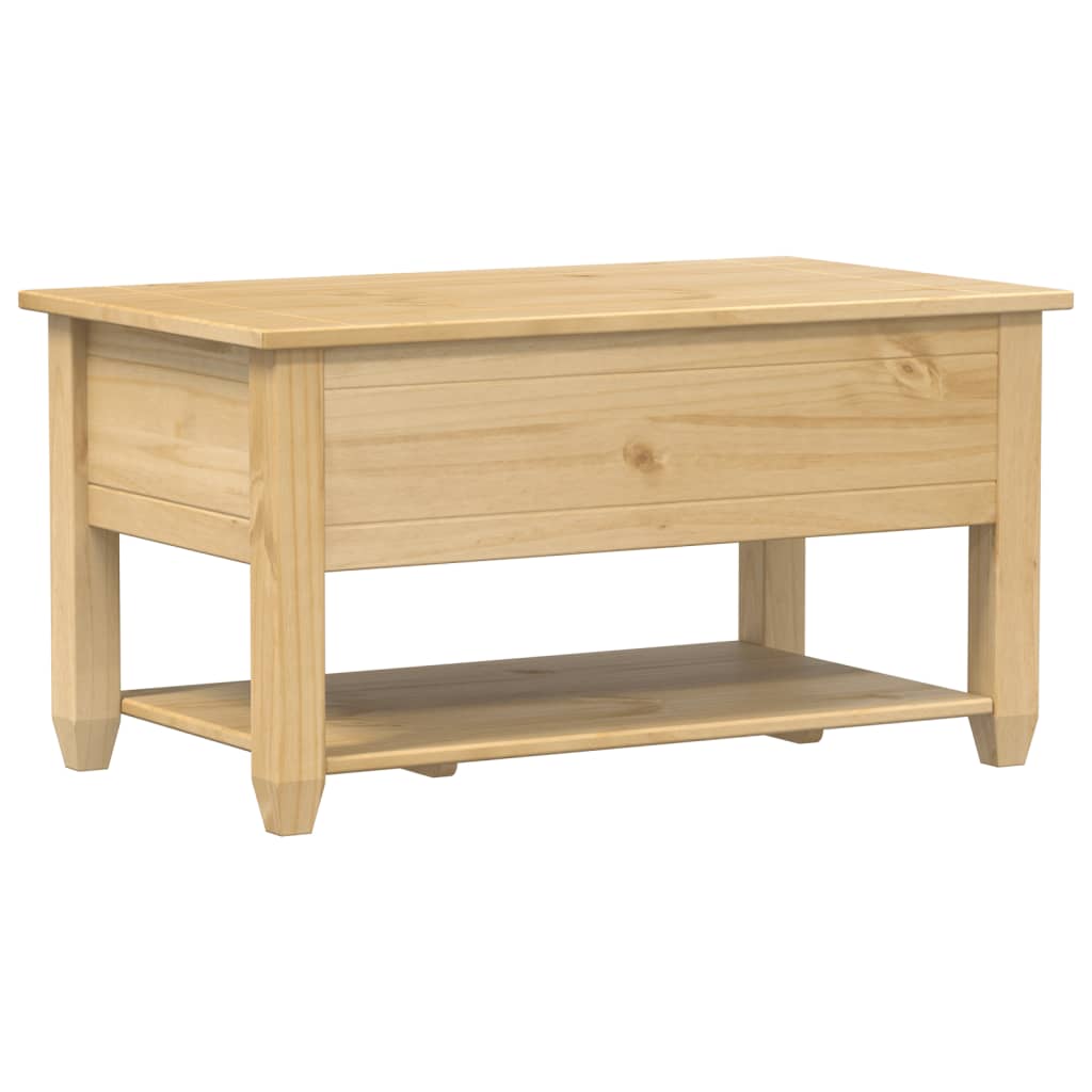 Table basse avec tiroirs Corona 85x50x45 cm bois de pin massif Tables basses vidaXL