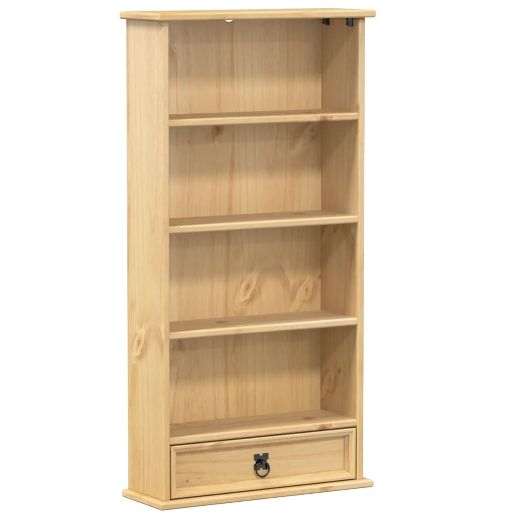 Image Armoire à CD Corona 52x17,5x103 cm bois de pin massif | Xios Store SNC vidaXL Xios Store SNC