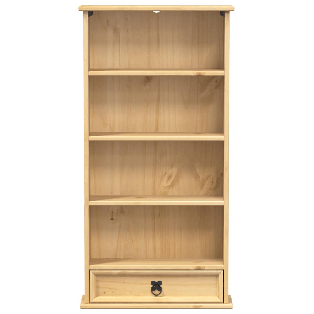 Image Armoire à CD Corona 52x17,5x103 cm bois de pin massif | Xios Store SNC vidaXL Xios Store SNC