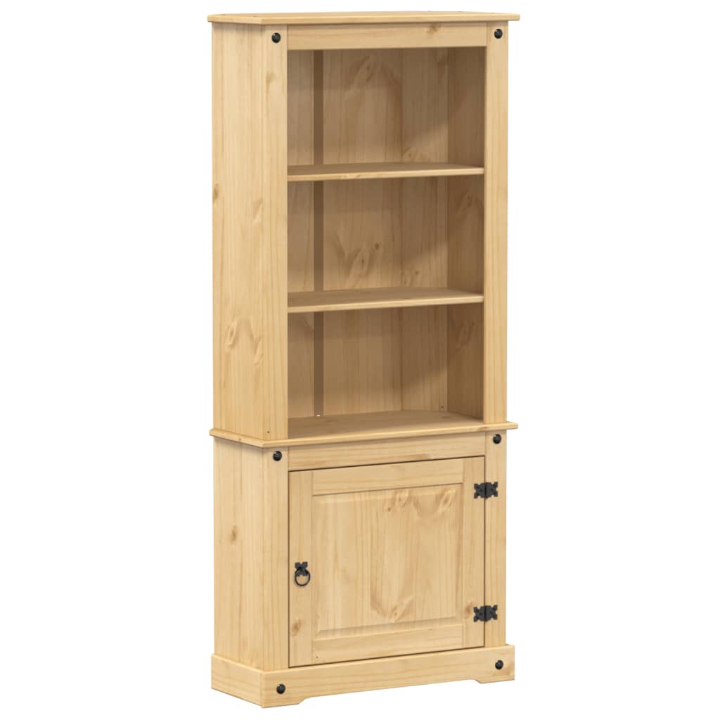 Buffet haut Corona 74x38x170 cm bois de pin massif, Xios Store SNC