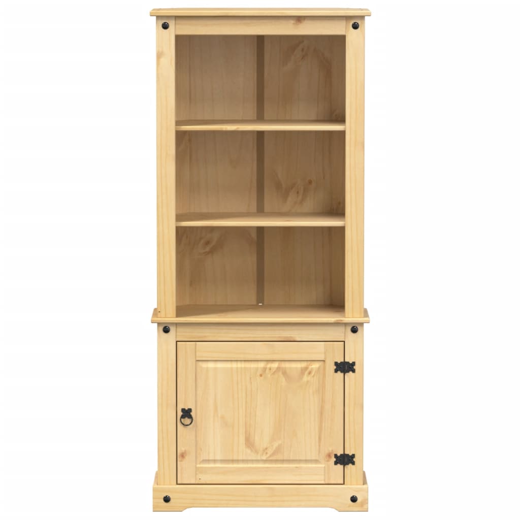 Buffet haut Corona 74x38x170 cm bois de pin massif, Xios Store SNC