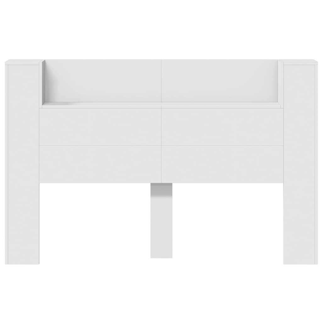 Image Armoire tête de lit avec LED blanc 160x16,5x103,5 cm | Xios Store SNC vidaXL Xios Store SNC