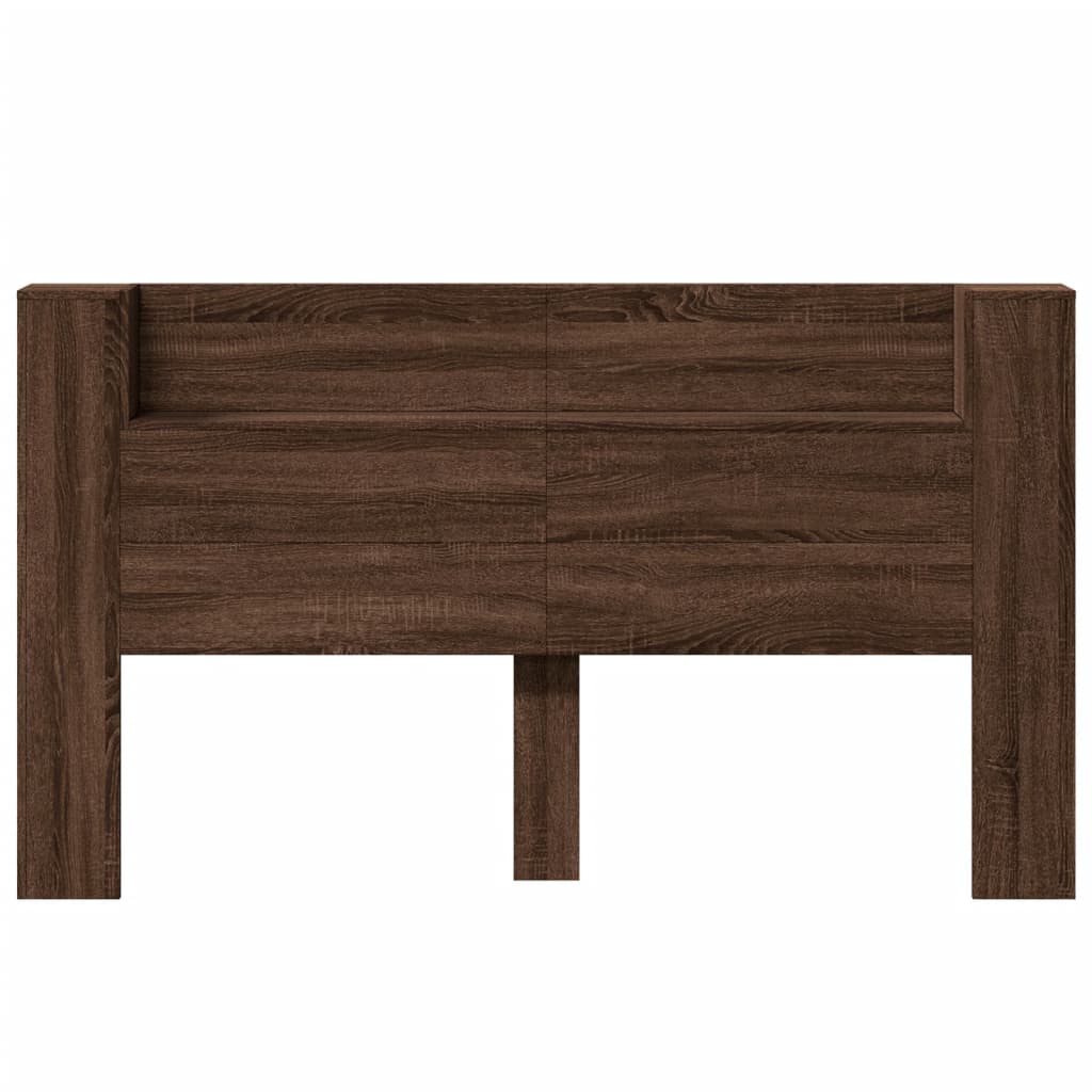 Image Armoire tête de lit avec LED chêne marron 180x16,5x103,5 cm | Xios Store SNC vidaXL Xios Store SNC