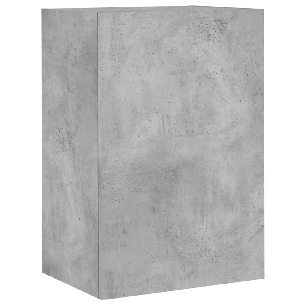 Unités murales TV 6 pcs gris béton bois d'ingénierie Meubles TV vidaXL