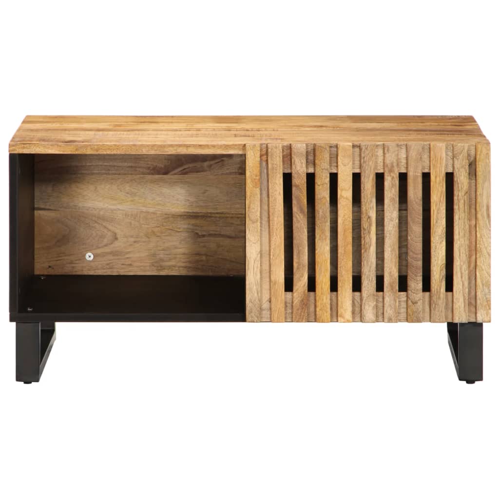 Table basse 80x51x40 cm bois de manguier massif brut Tables basses vidaXL   