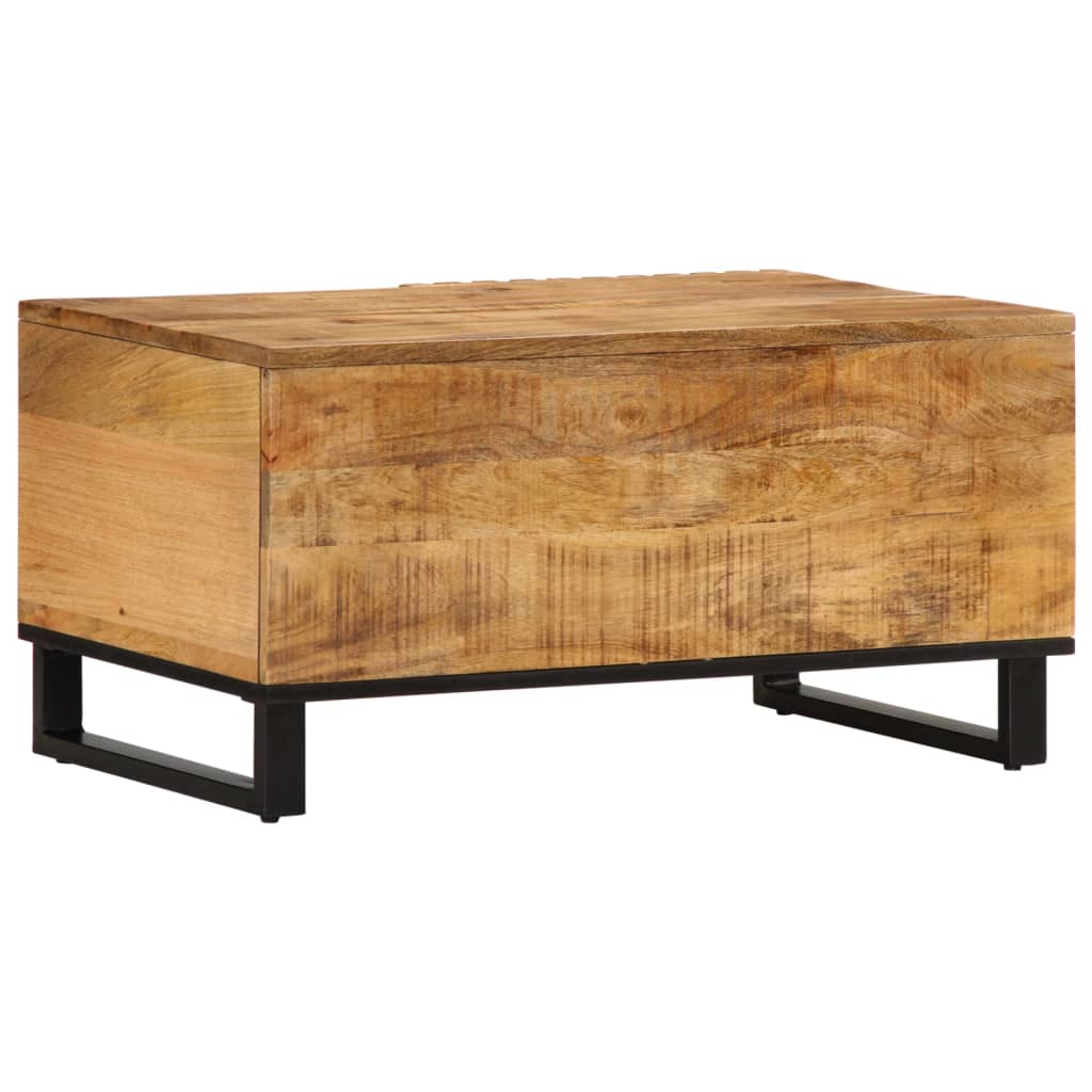 Table basse 80x51x40 cm bois de manguier massif brut Tables basses vidaXL   