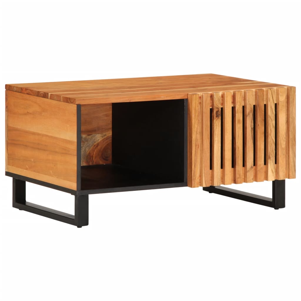 Table basse 80x51x40 cm bois massif d'acacia Tables basses vidaXL   