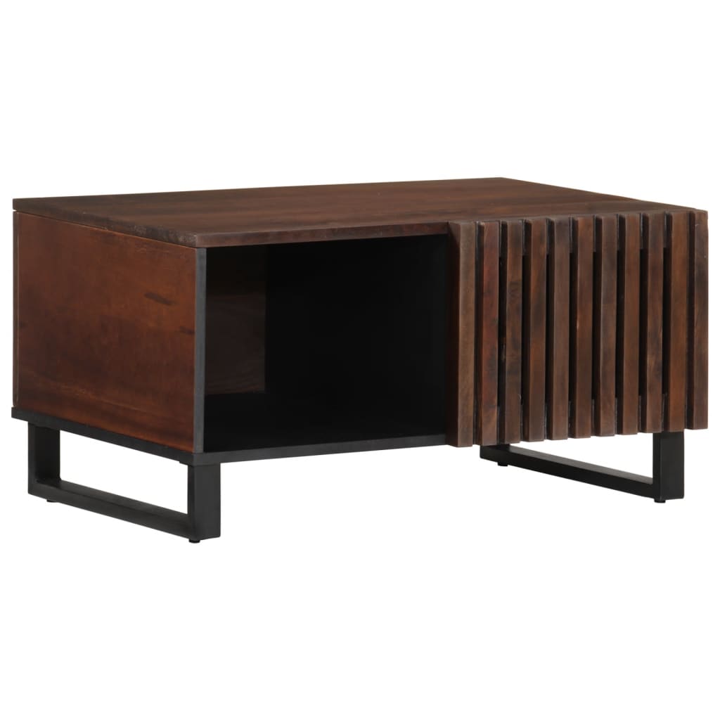 Table basse marron 80x51x40 cm bois de massif manguier Tables basses vidaXL   