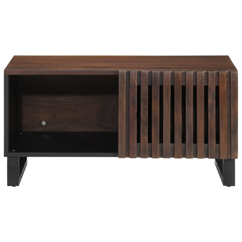 Table basse marron 80x51x40 cm bois de massif manguier Tables basses vidaXL   